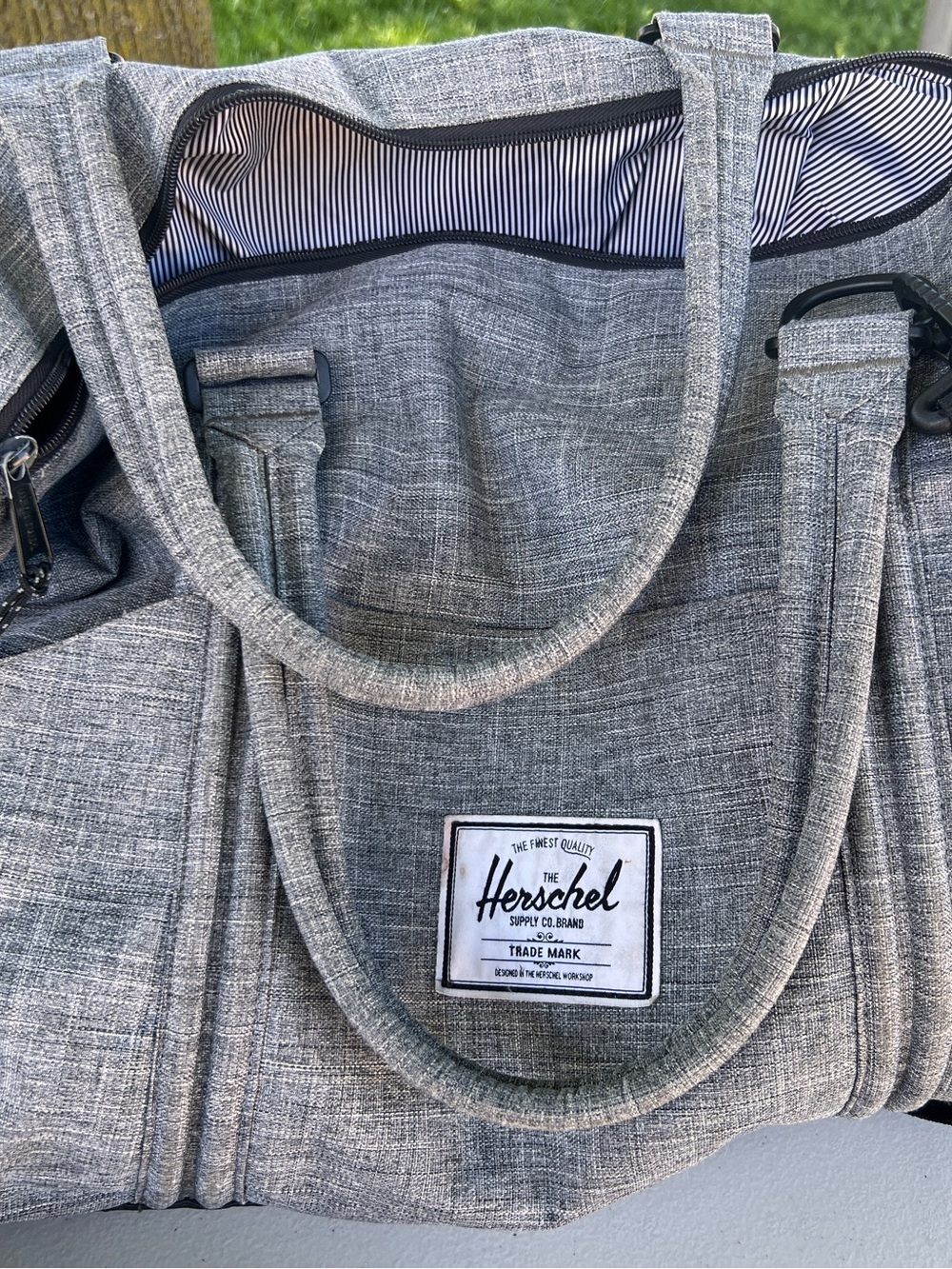 Herschel Supply Company Heather Grey Diaper Bag